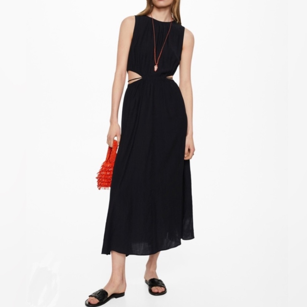 NWT Mango Willow Side Slit Dress